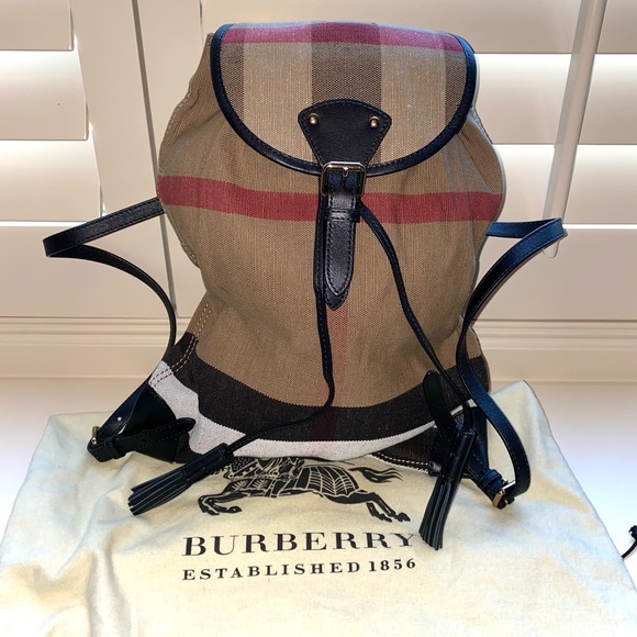 burberry drawstring backpack